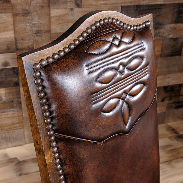 Stetson Western Leather Dining Chair