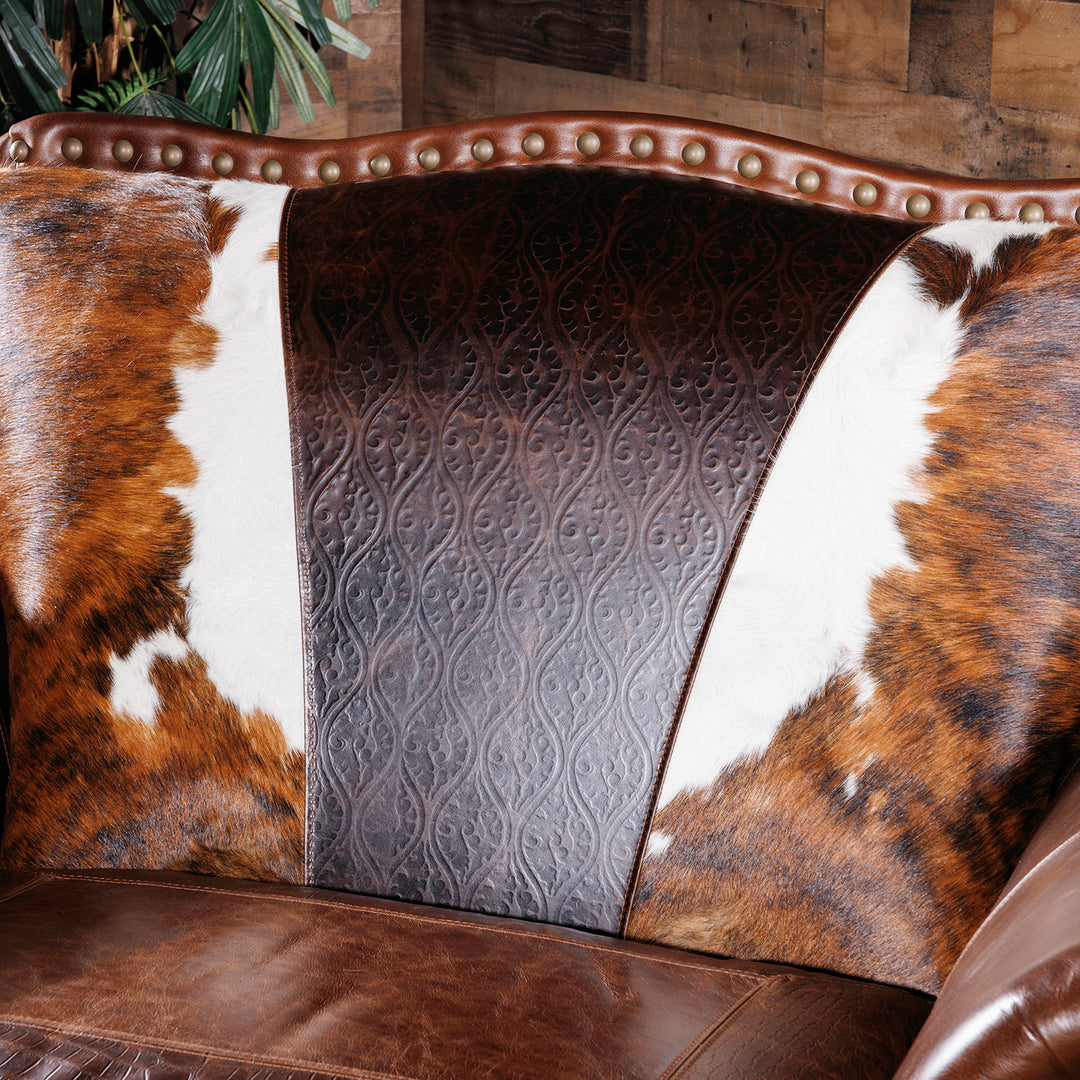 Royal Western Oversized Chair and Ottoman