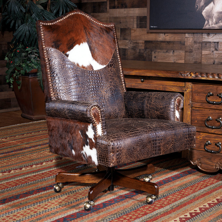 Corriente Western Leather Office Chair