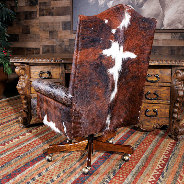 Corriente Western Leather Office Chair