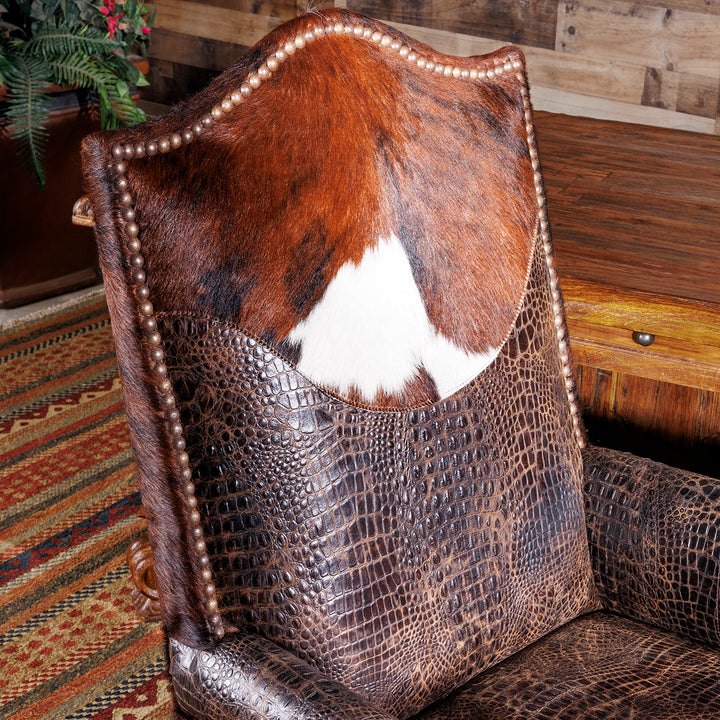 Corriente Western Leather Office Chair