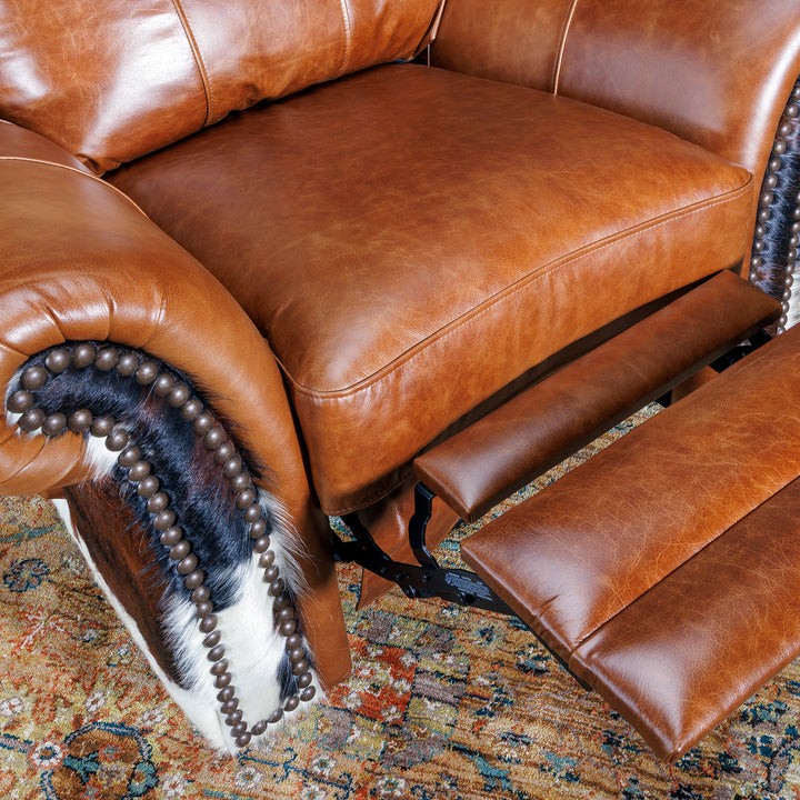 San Angelo Western Swivel Recliner