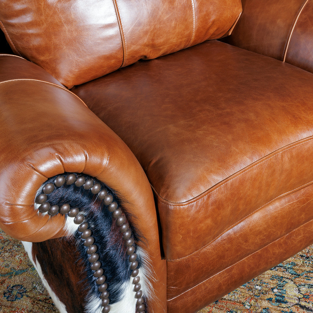 San Angelo Western Swivel Recliner