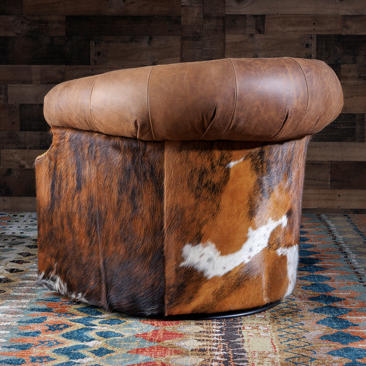 Cowhide Leather Thinking Chair