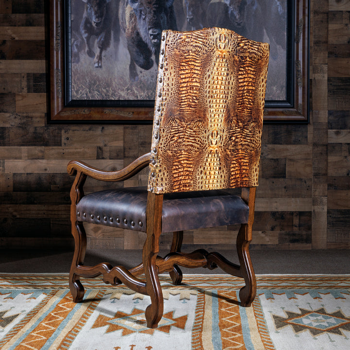 Savannah Croc Arm Chair