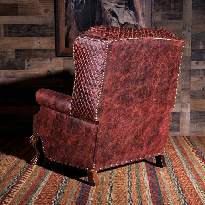 Sierra Cidar Western Leather Recliner