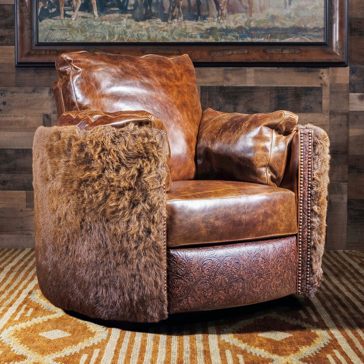 Dark Rum Buffalo Snug Recliner