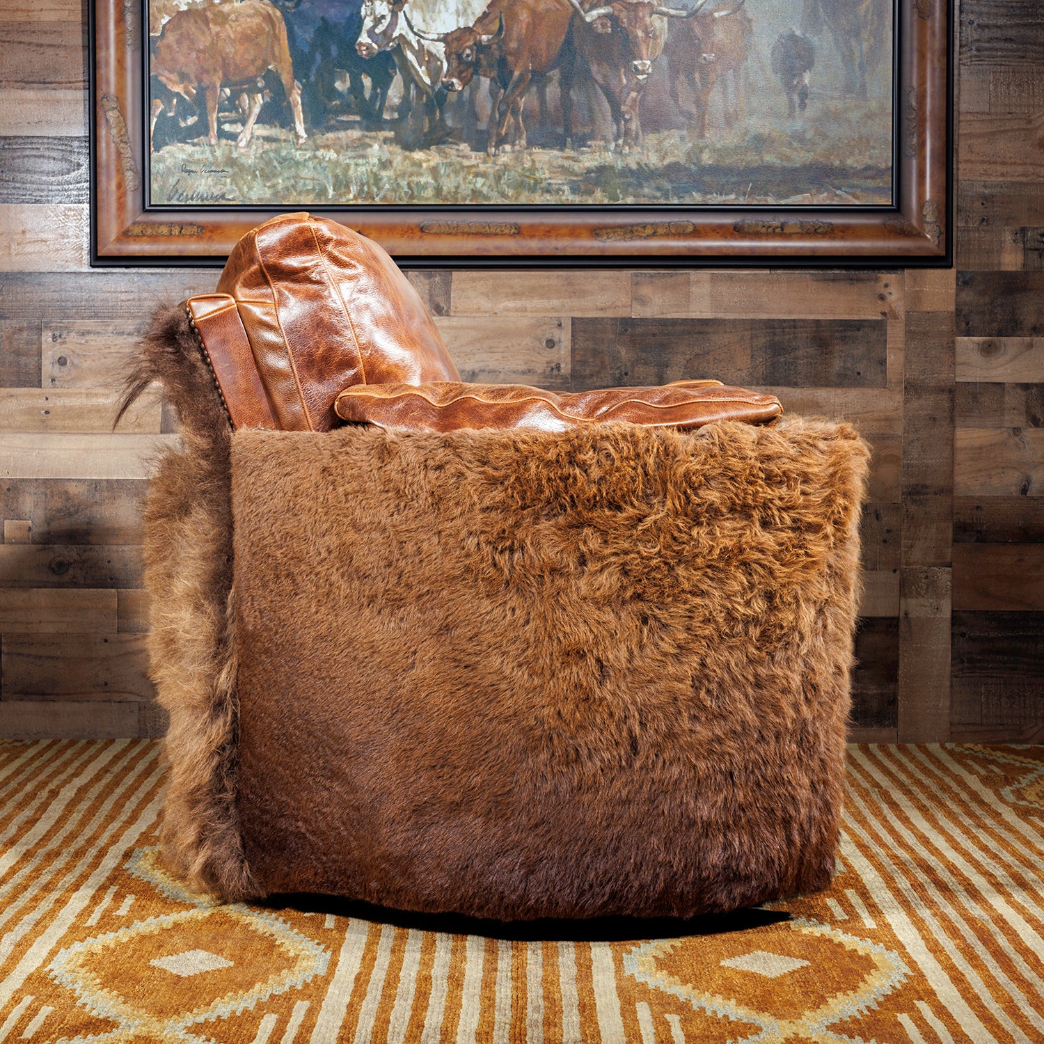 Dark Rum Buffalo Snug Recliner – Hat Creek Interiors