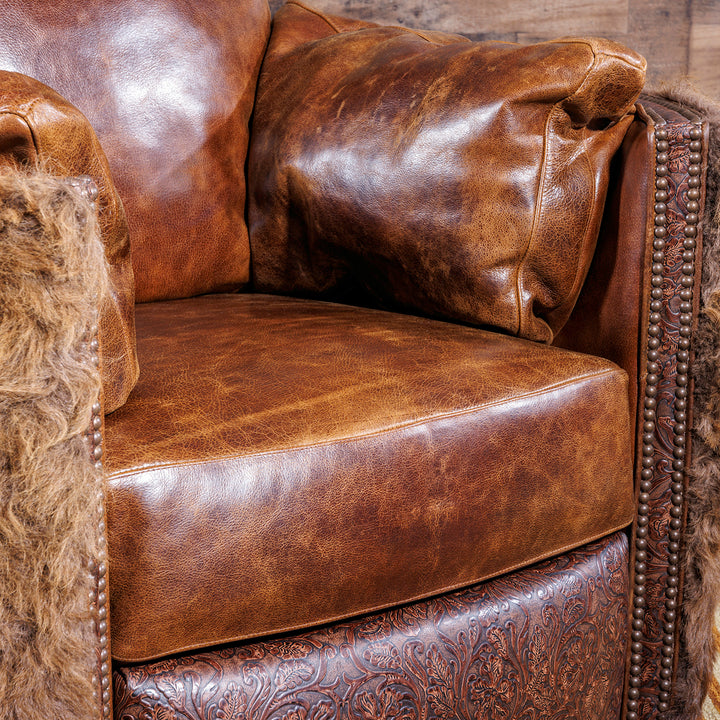 Dark Rum Buffalo Snug Recliner