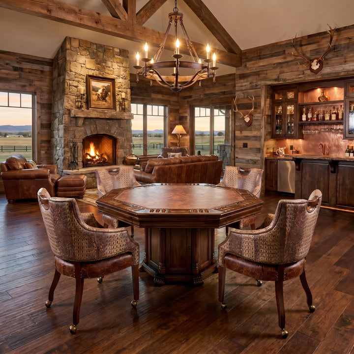 Revenant Western Game Table and Game Chairs