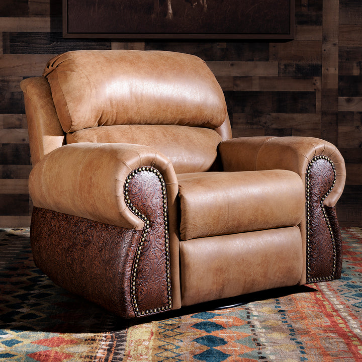 Coralino Rawhide Leather Recliner