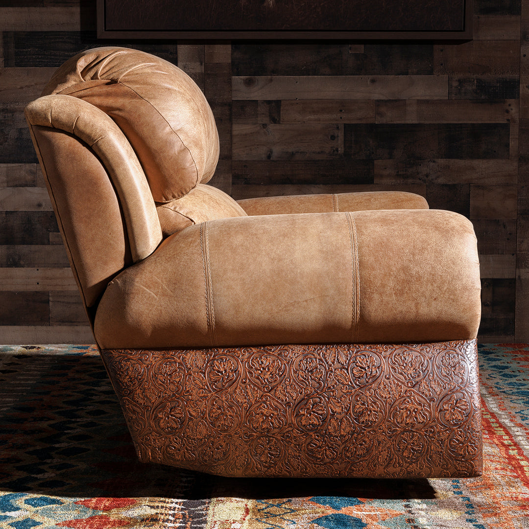 Coralino Rawhide Leather Recliner