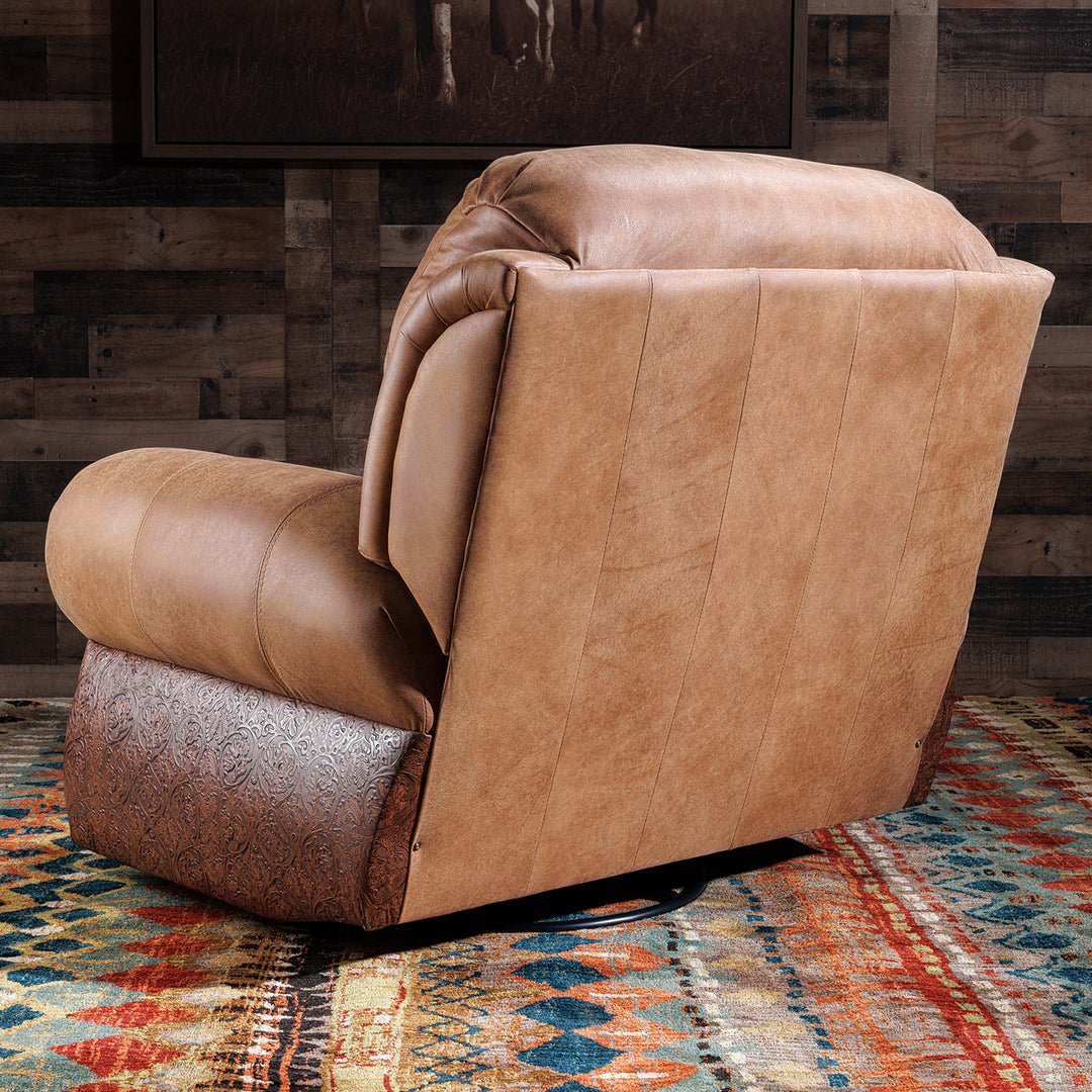 Coralino Rawhide Leather Recliner