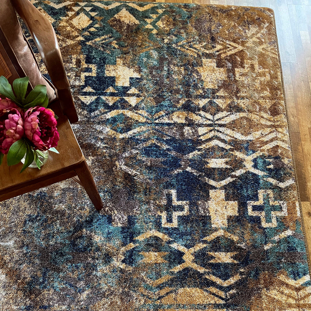 old world style area rug