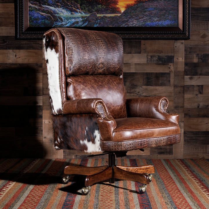 Santa Fe Croc Western Office Chair