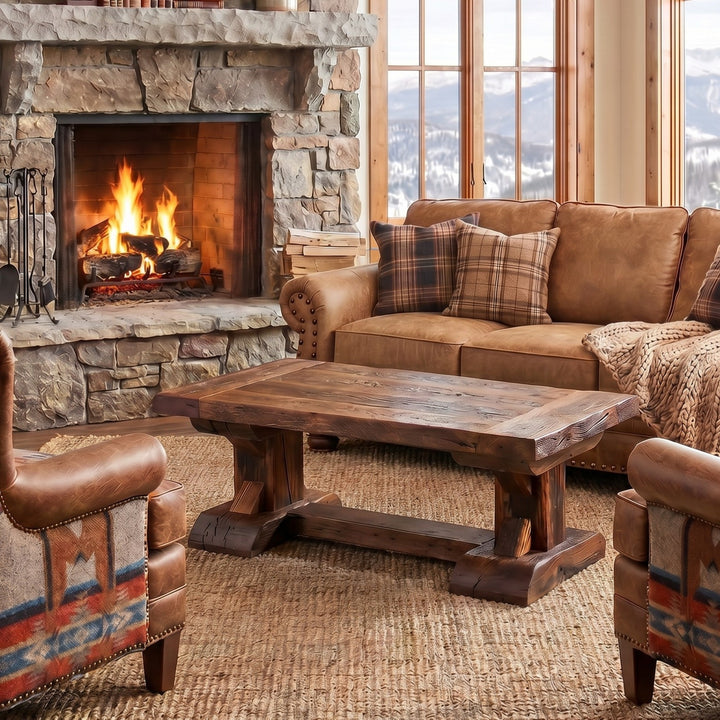 Getty Reclaimed Wood Coffee Table