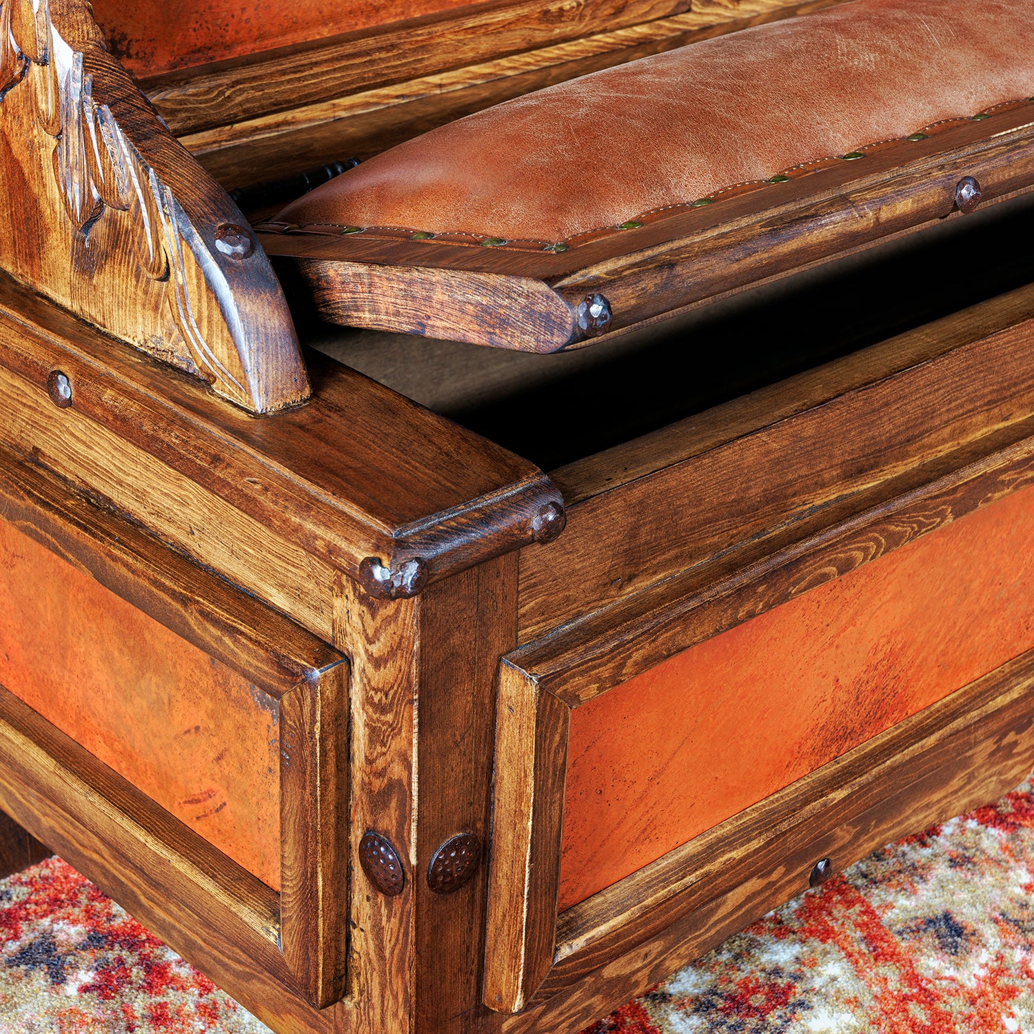 Jalisco Rustic Copper Hall Tree | Hammered Copper Hall Trees – Hat