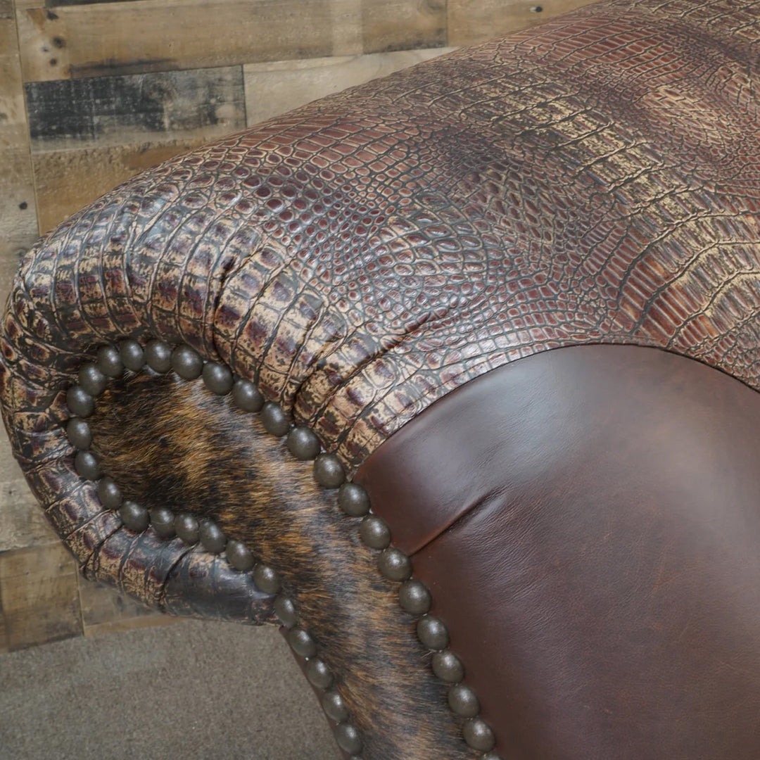 Heritage Leather Chaise II