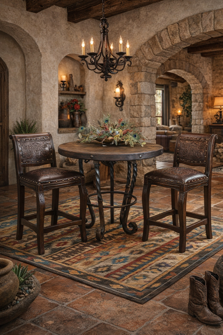 Leone Iron Bar Table