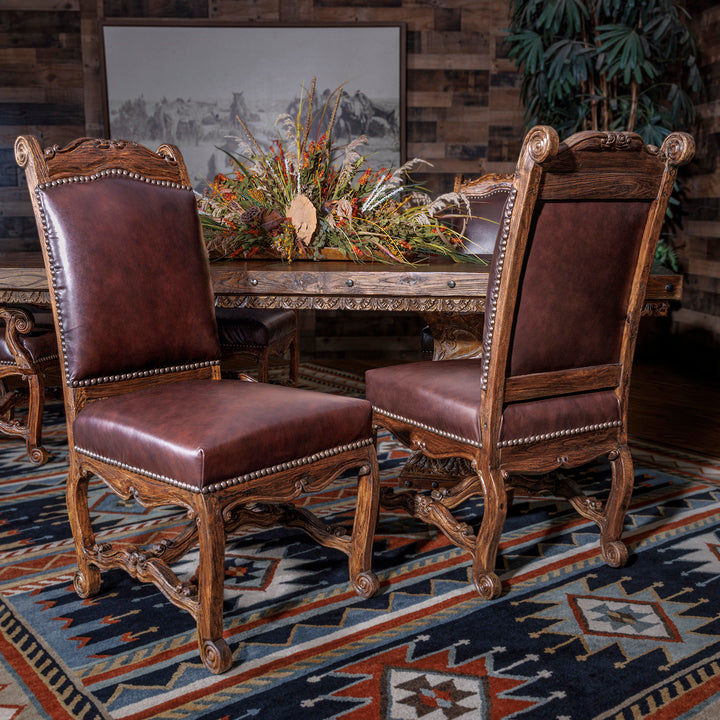 Dining Chair w/Leather