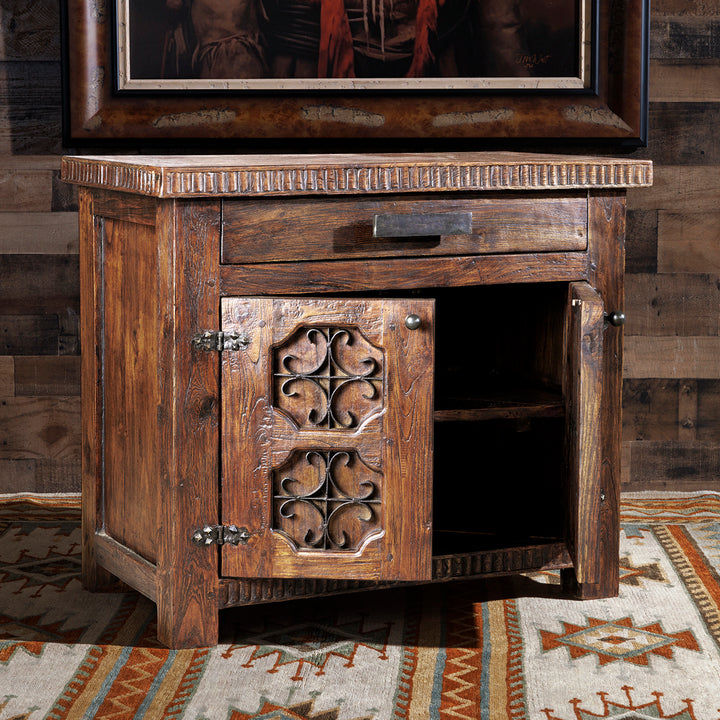 Jason Scott Iron Star Bedside Chest