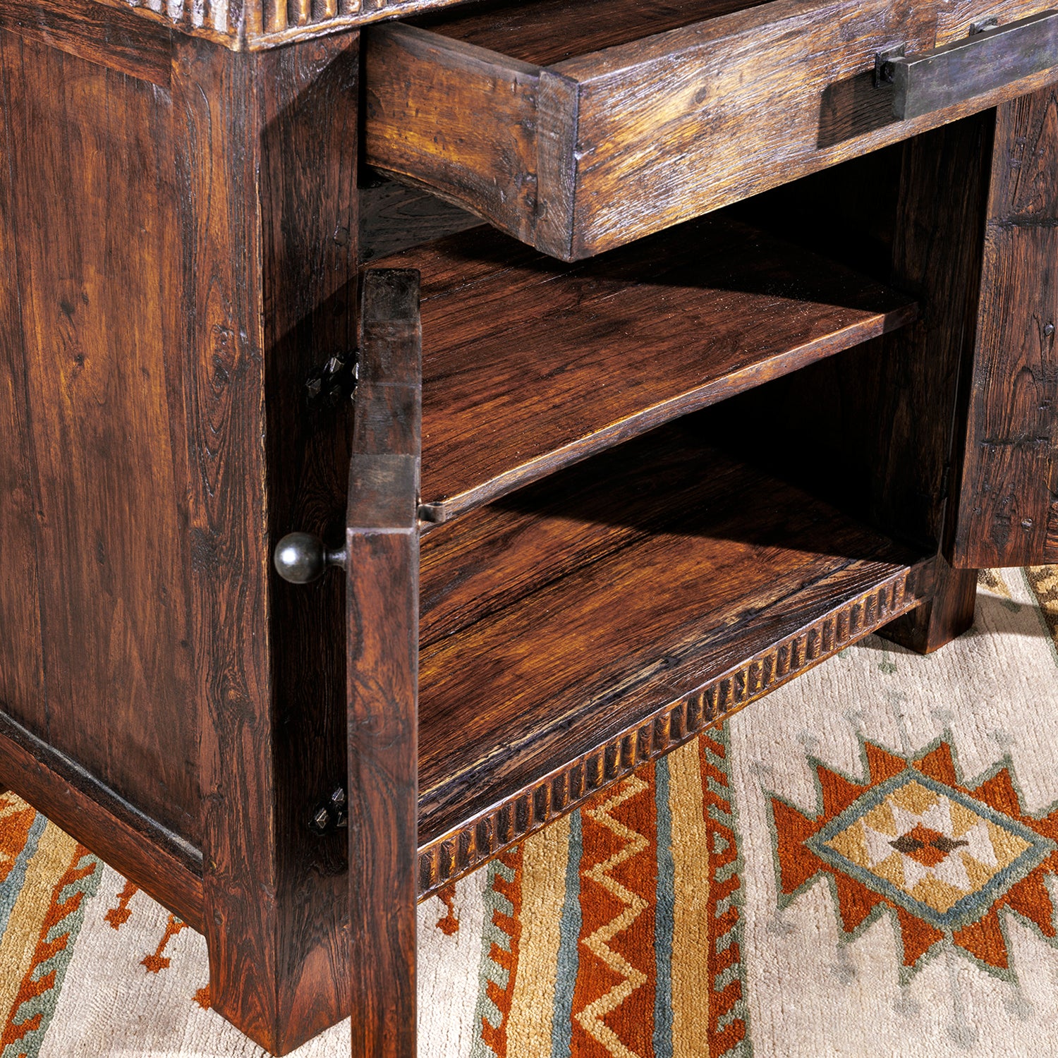 Jason Scott Iron Star Bedside Chest – Hat Creek Interiors