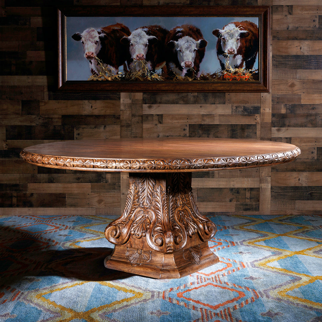 Amery Carved Dining Table