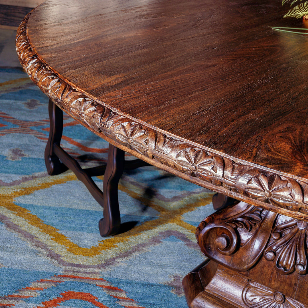 Amery Carved Dining Table