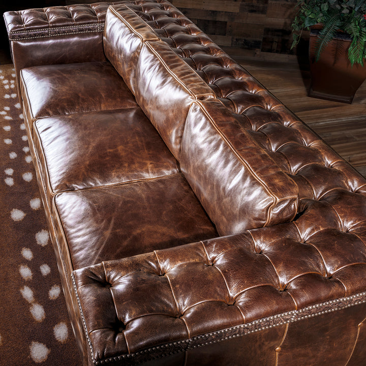 high-end executive leather sofa