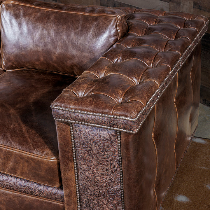 high-end executive leather sofa