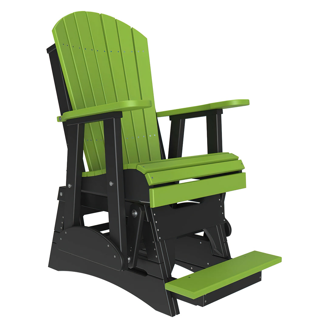 2' Adirondack Balcony Poly Glider Chair