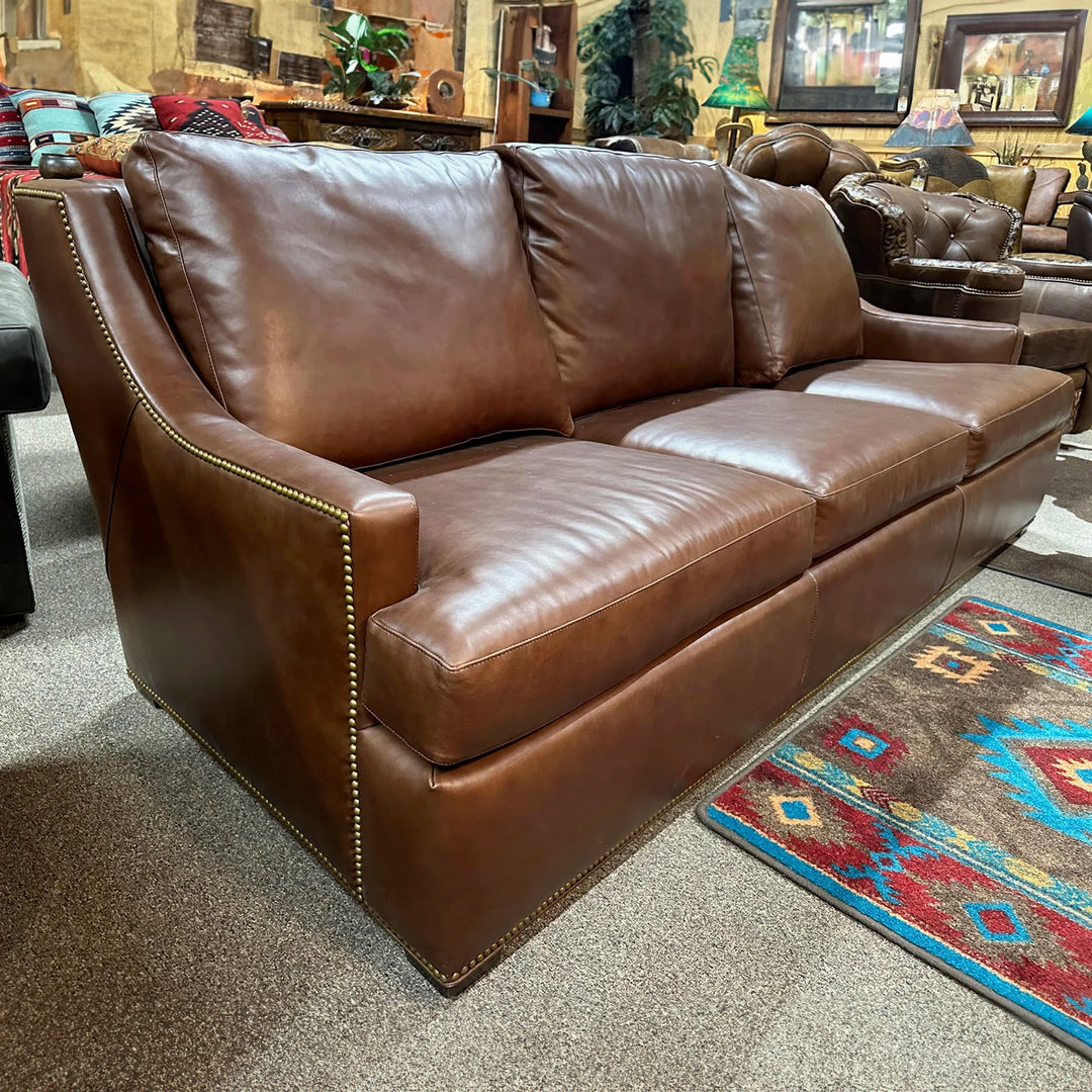 Moselle Western Leather Sofa