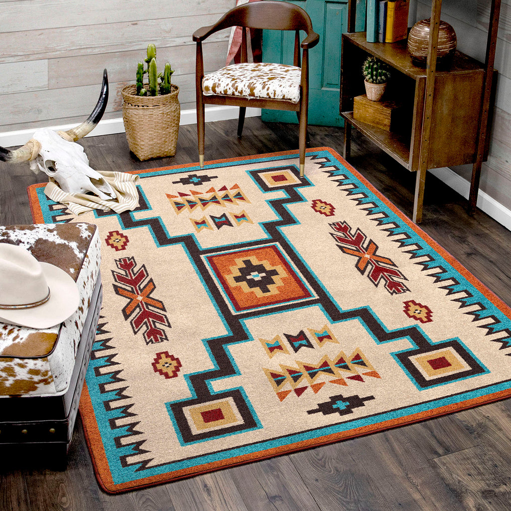 Old Crow Rust Rug | Western Rugs – Hat Creek Interiors
