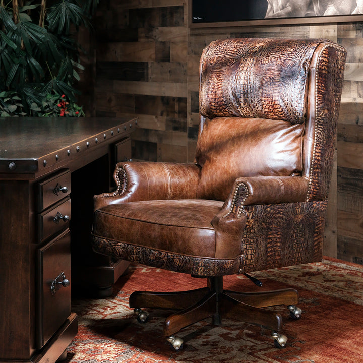 Salvador Western Leather Office Chair