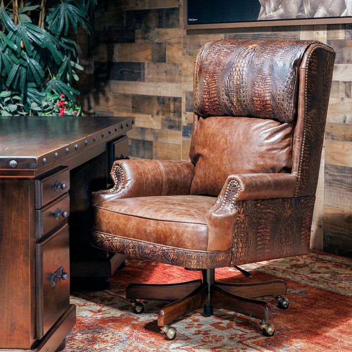 Salvador Western Leather Office Chair