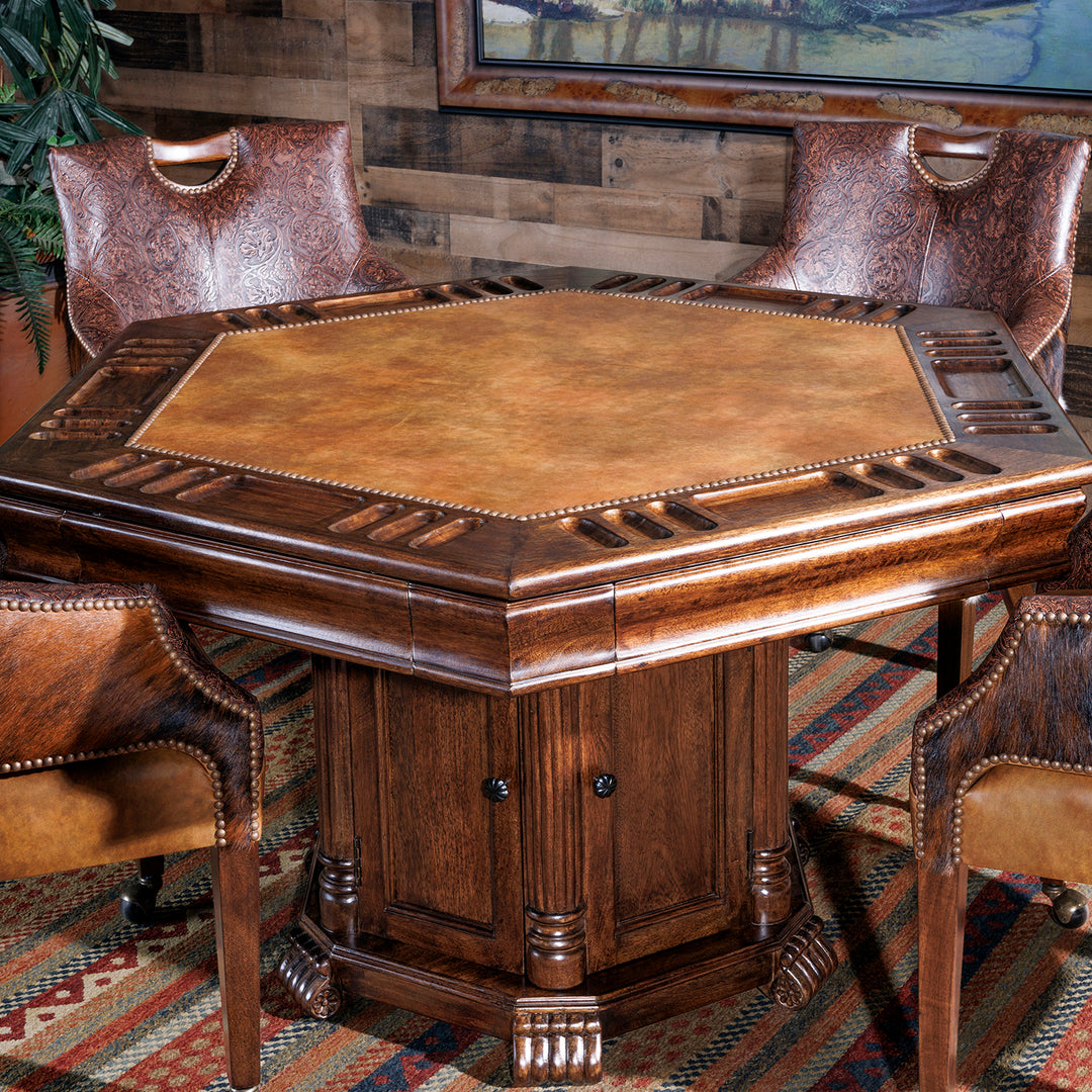 The Gambler Western Game Table