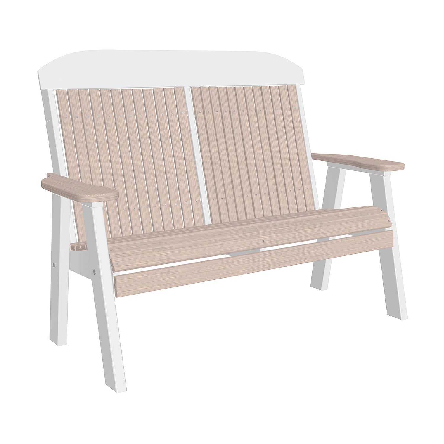 Poly Bench 4' Classic Poly Bench | Outdoor Poly Patio Furniture – Hat Creek Interiors