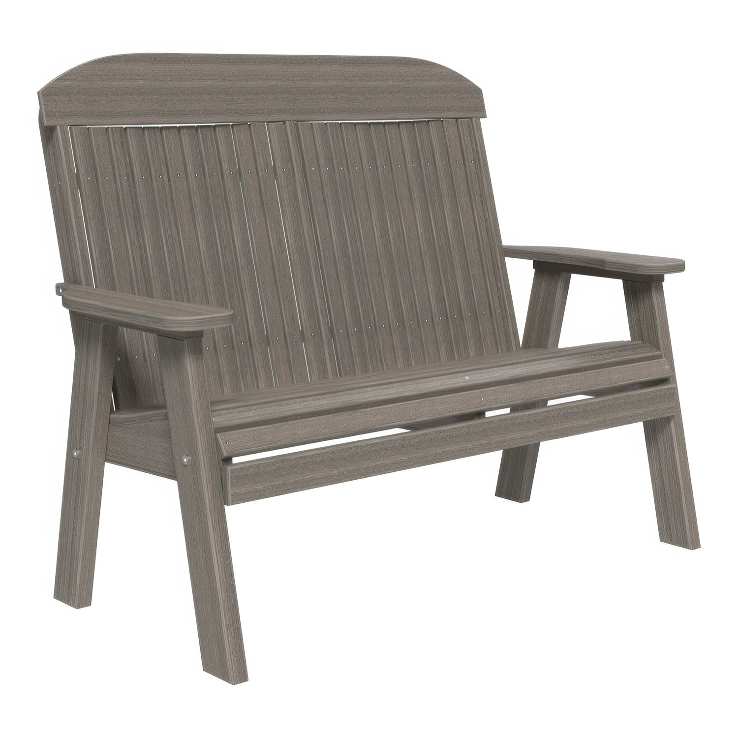 Poly Bench 4' Classic Poly Bench | Outdoor Poly Patio Furniture – Hat Creek Interiors