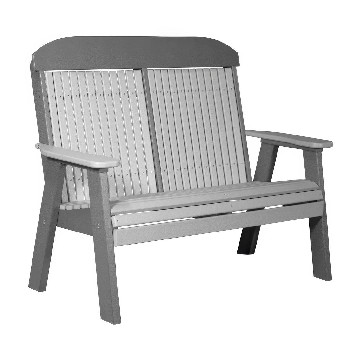 Poly Bench 4' Classic Poly Bench | Outdoor Poly Patio Furniture – Hat Creek Interiors