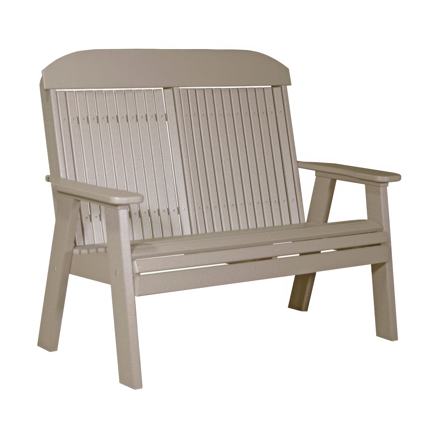 Poly Bench 4' Classic Poly Bench | Outdoor Poly Patio Furniture – Hat Creek Interiors