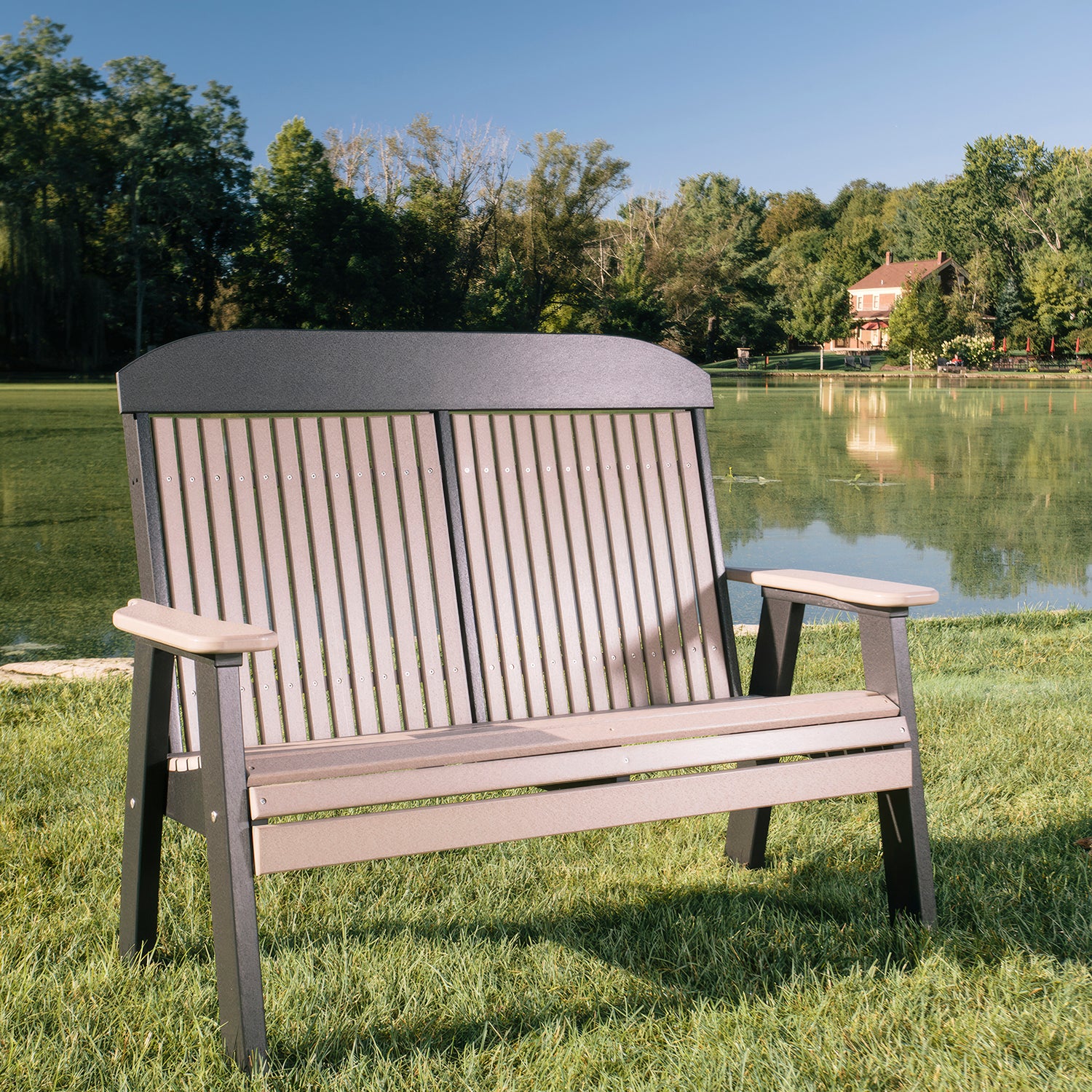 Poly Bench 4' Classic Poly Bench | Outdoor Poly Patio Furniture – Hat Creek Interiors