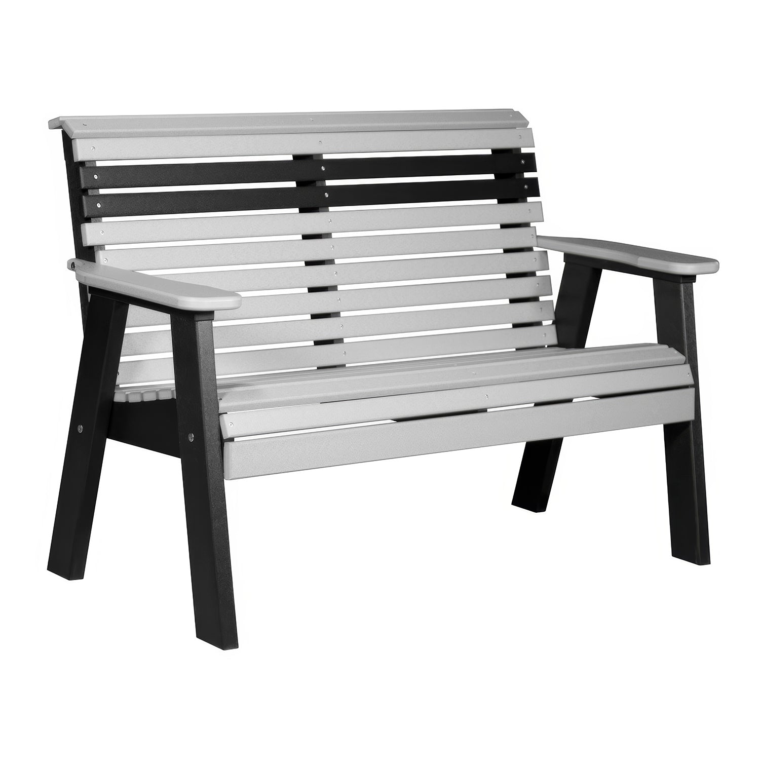 Poly Bench 4' Plain Poly Bench | Outdoor Poly Patio Furniture – Hat Creek Interiors