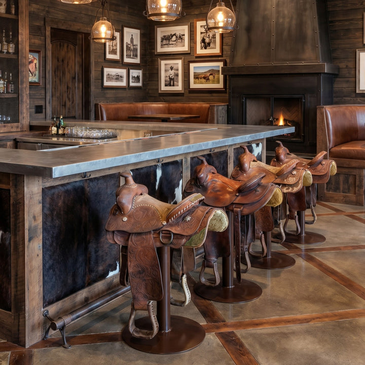 Ranch Hand Saddle Bar Stool