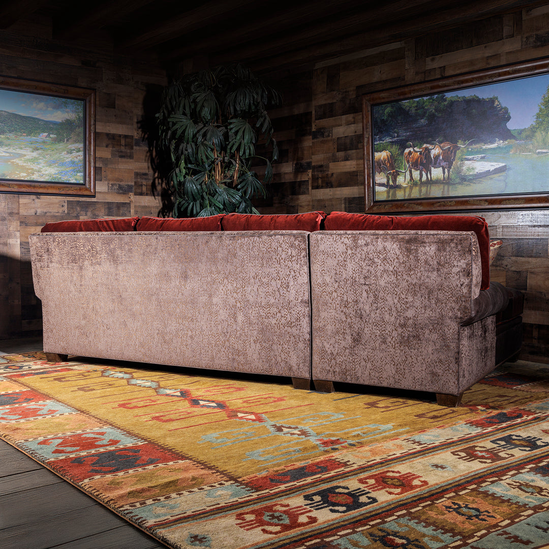 Bordeaux Western Patchwork Sofa