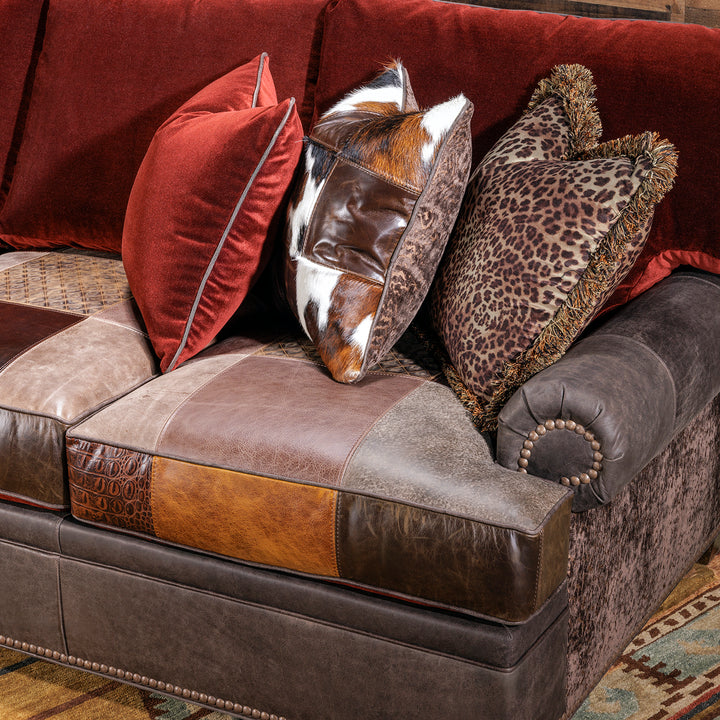 Bordeaux Western Patchwork Sofa