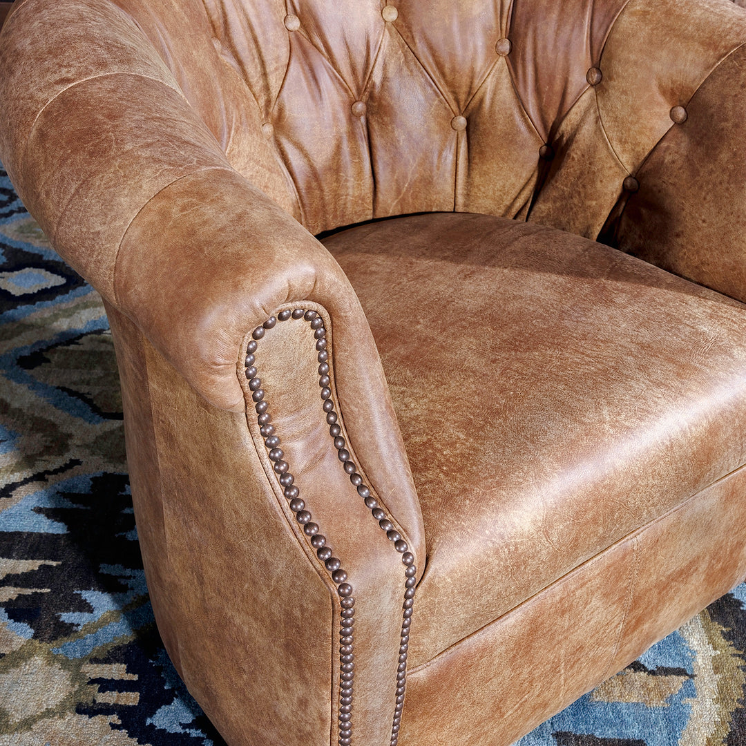 Rawhide Leather Thinking Chair