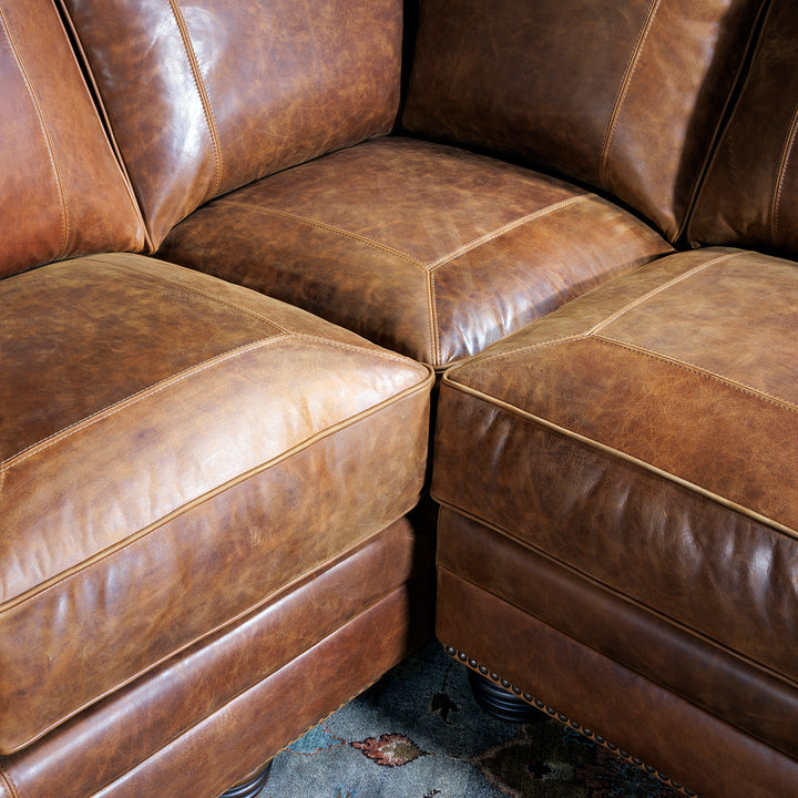 Puglia Leather Sectional