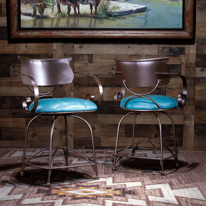 Sunset Valley Iron Bar Stool