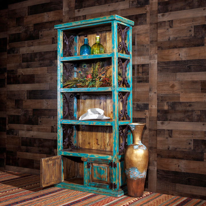 Paisano Turquoise Bookshelf