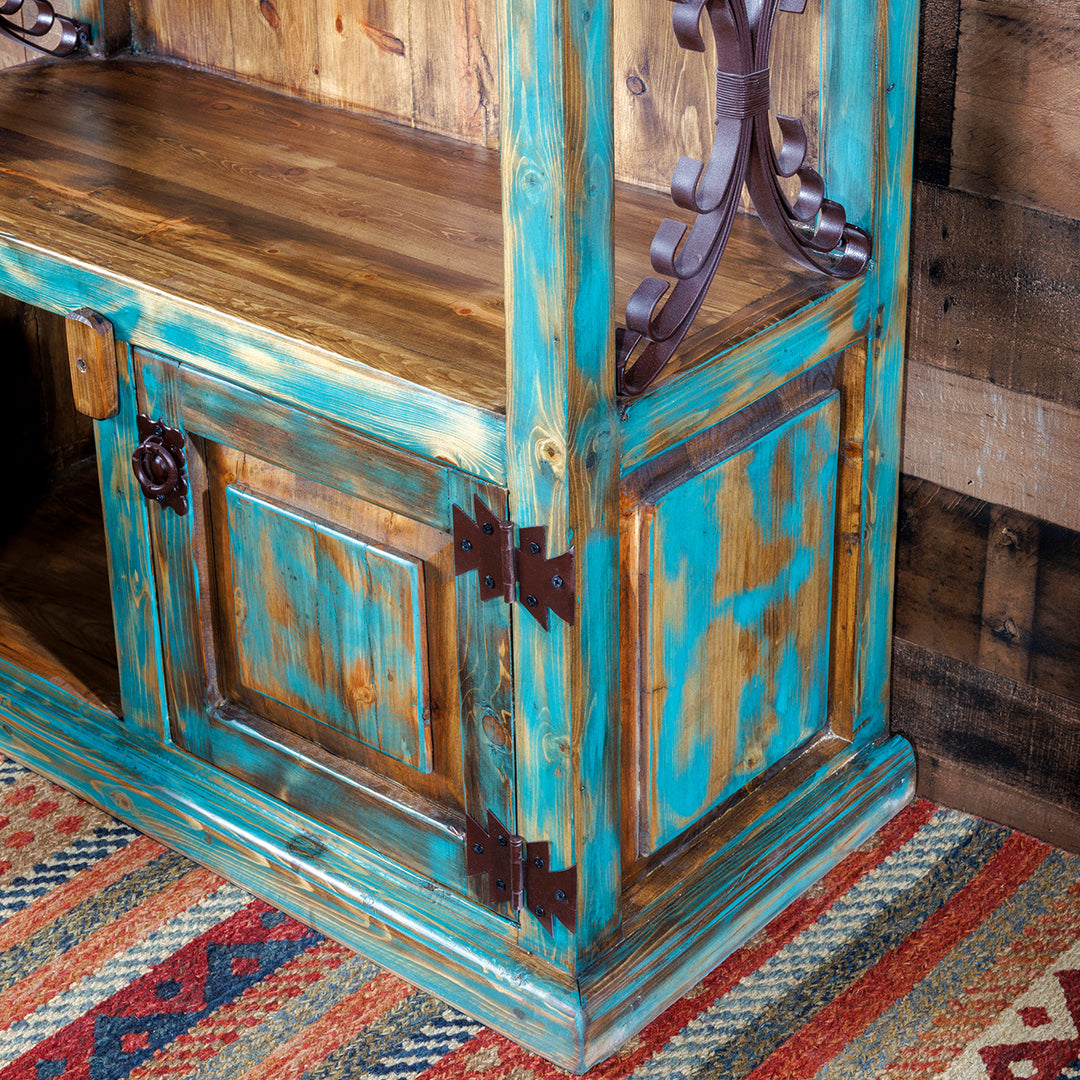 Paisano Turquoise Bookshelf